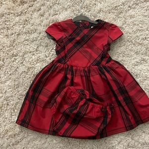 Ralph Lauren plaid dress 12 months
